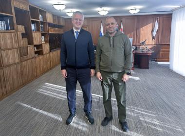 Директор Центра «ВОИН» Дмитрий Шевченко встретился с губернатором Камчатского края Владимиром Солодовым