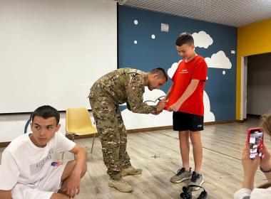 Центр «ВОИН» провел мастер-класс по БПЛА в ДОЛ «Восток»