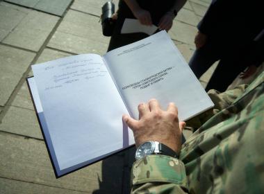 Центр «ВОИН» почтил память Героя СССР Михаила Шумилова