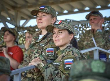 Армия «Волга», в составе которой выступила сборная Центра «ВОИН», заняла третье место в финальном бою «Зарницы 2.0»