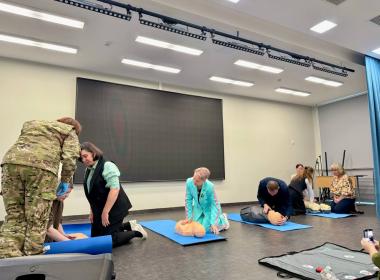 В казанской школе прошел мастер-класс по первой помощи от инструктора Центра «ВОИН» в Татарстане