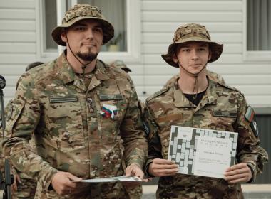 415 воспитанников Центра «ВОИН» получили ступени отличия «Курсант-боец» и «Курсант-гвардеец»