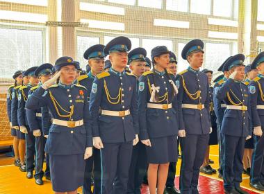 Смотр-конкурс строевой подготовки состоялся сегодня в чебоксарской школе