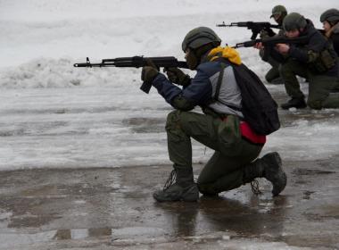 Сахалинские курсанты приняли участие в муниципальном этапе военно-патриотической игры «Зарница»