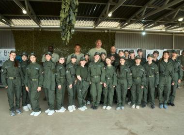 Курсанты из Запорожской области принимают участие в первой смене «Время юных героев»